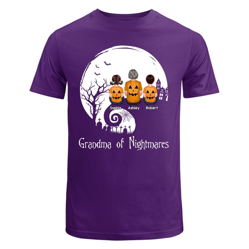 Halloween Back View Family Sitting On Cliff Personalized Shirt
