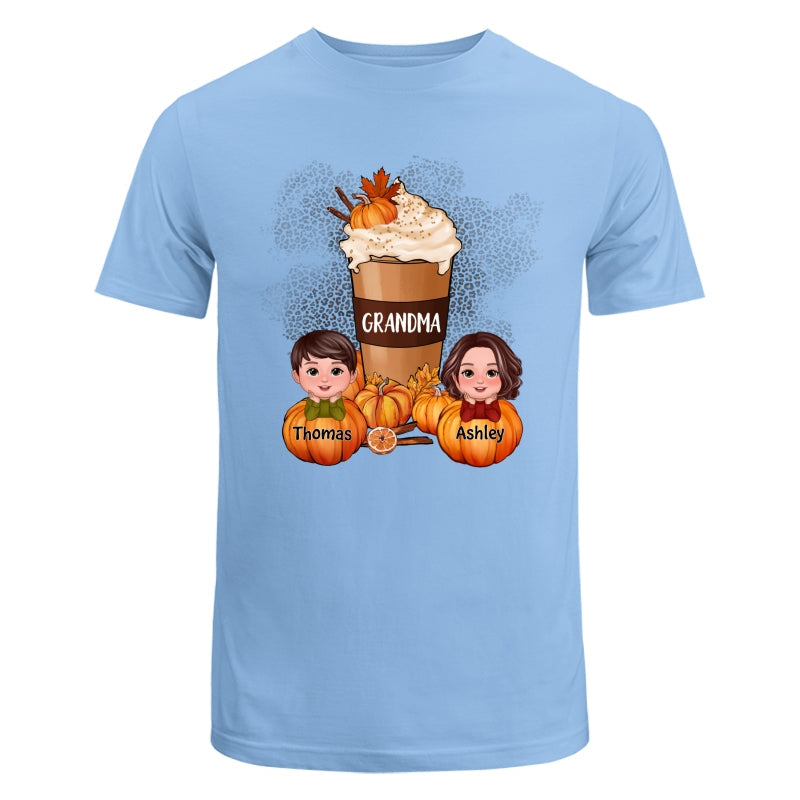 Doll Kids Grandma Mom Pumpkin Spice Latte Personalized Shirt