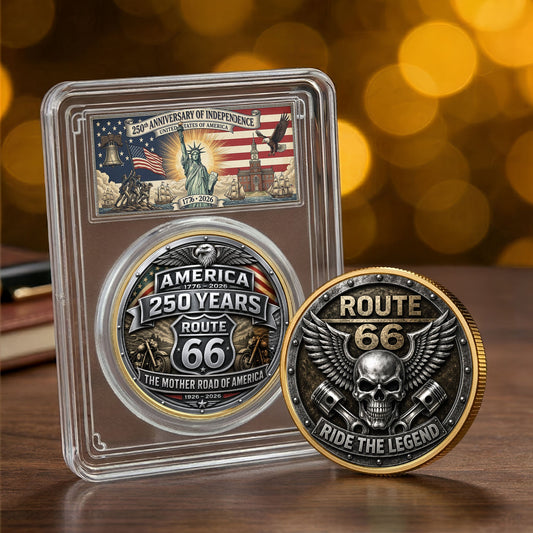 100 Years The Mother Road Of America - Personalized Coin
