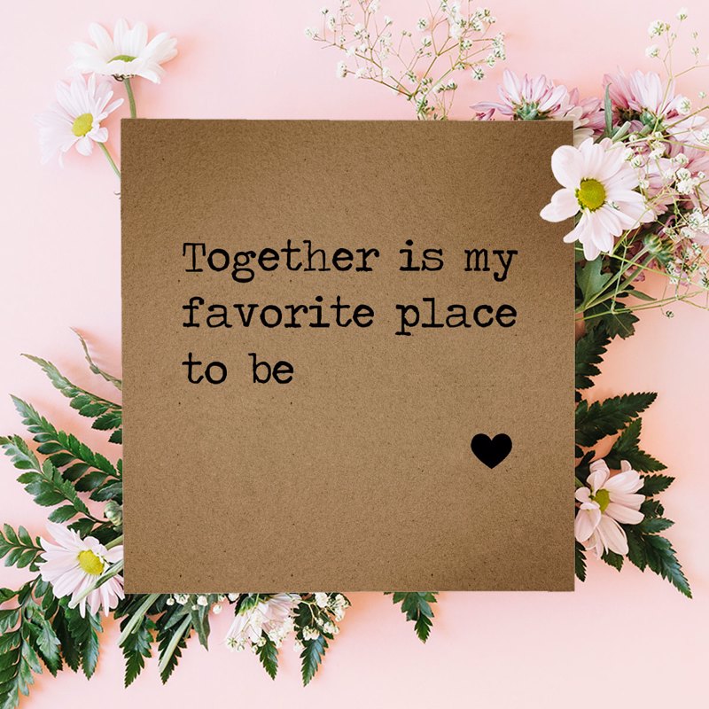 Everlasting Love Couple Valentine Greeting Card