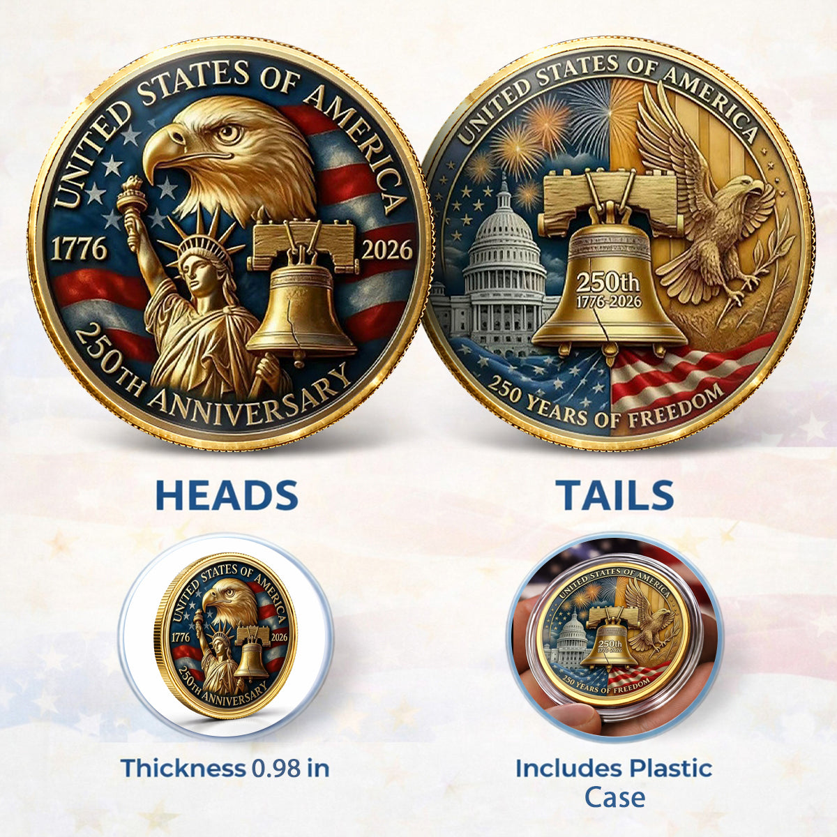 America 250 Commemorative Coin