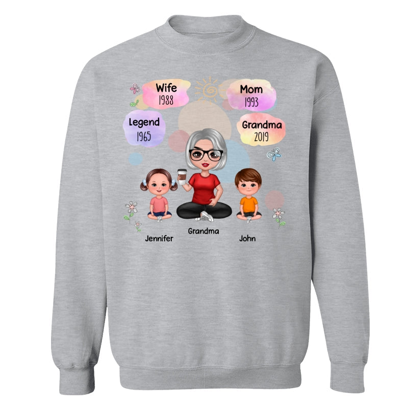 Doll Grandma Grandkids Legend Personalized Shirt