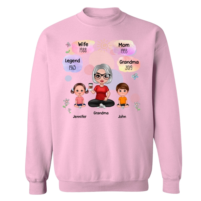 Doll Grandma Grandkids Legend Personalized Shirt