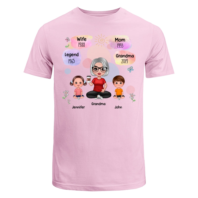 Doll Grandma Grandkids Legend Personalized Shirt