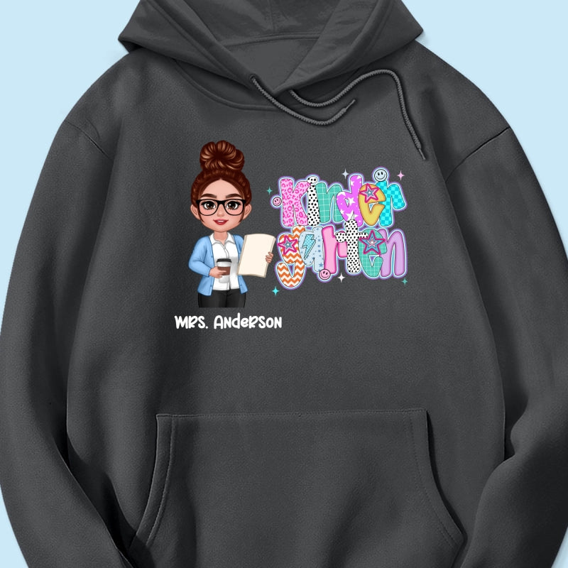 Colorful Preppy Style Teacher Custom Grade Personalized Shirt