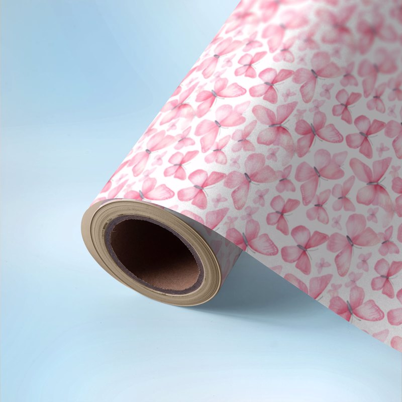 Pink Butterflies Gift Wrapping Paper