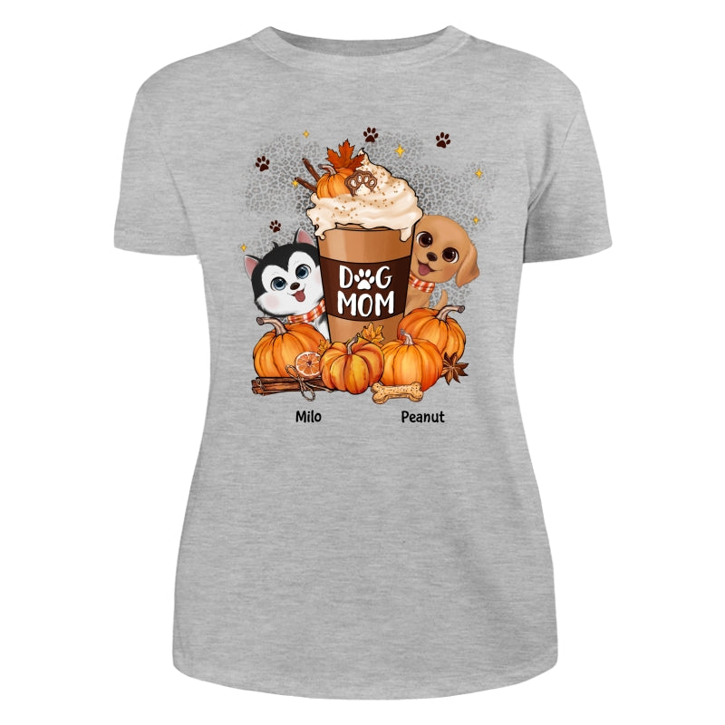 Dog Mom Pumpkin Spice Latte Personalized Shirt