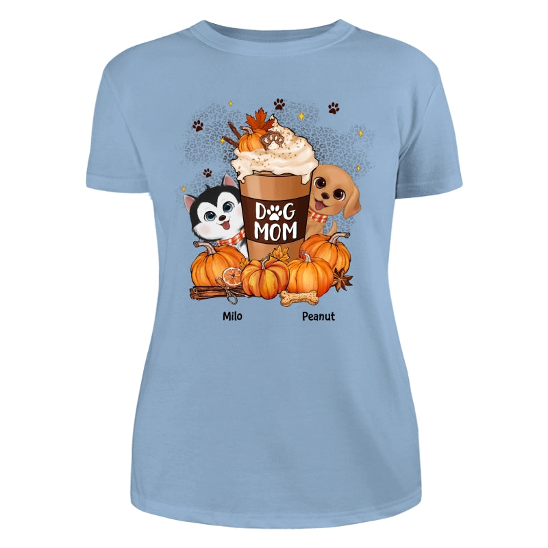 Dog Mom Pumpkin Spice Latte Personalized Shirt