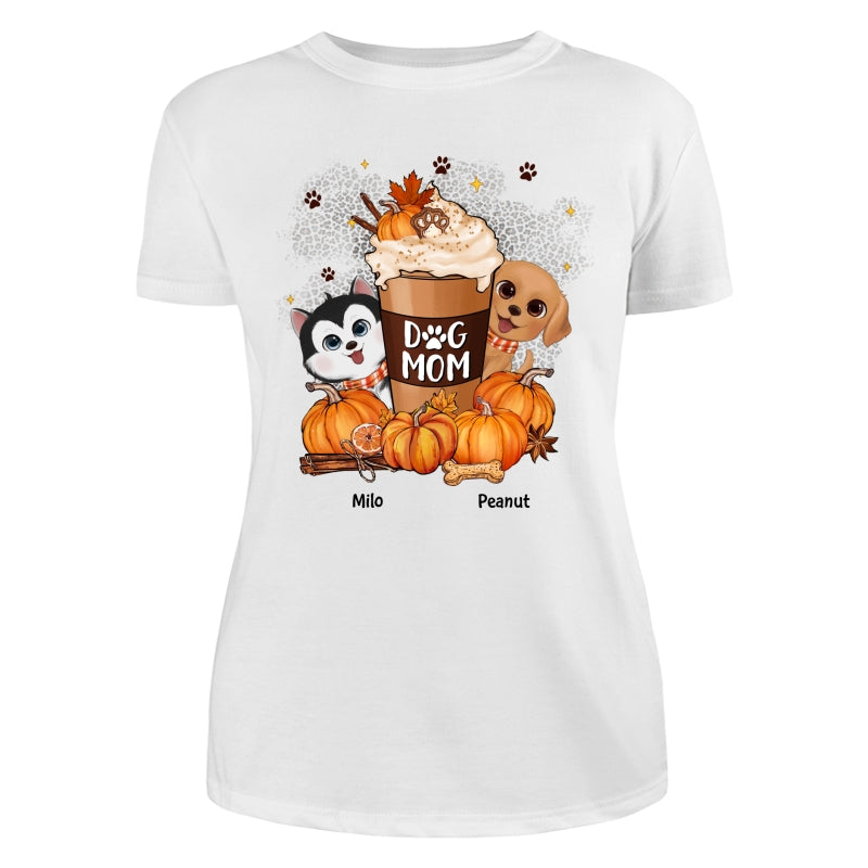 Dog Mom Pumpkin Spice Latte Personalized Shirt