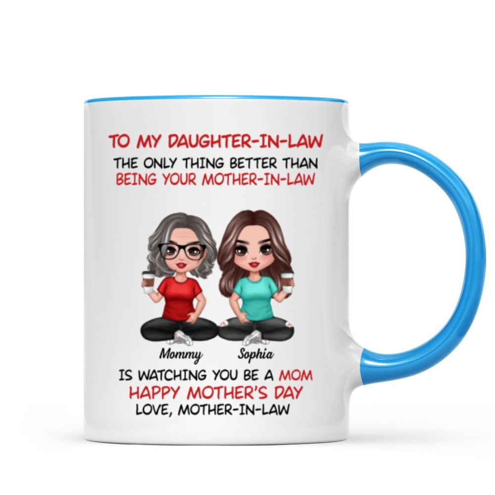 To My Daughter-In-Law Happy Mother‘s Day Personalized Mug, Heartfelt 2025 Gift