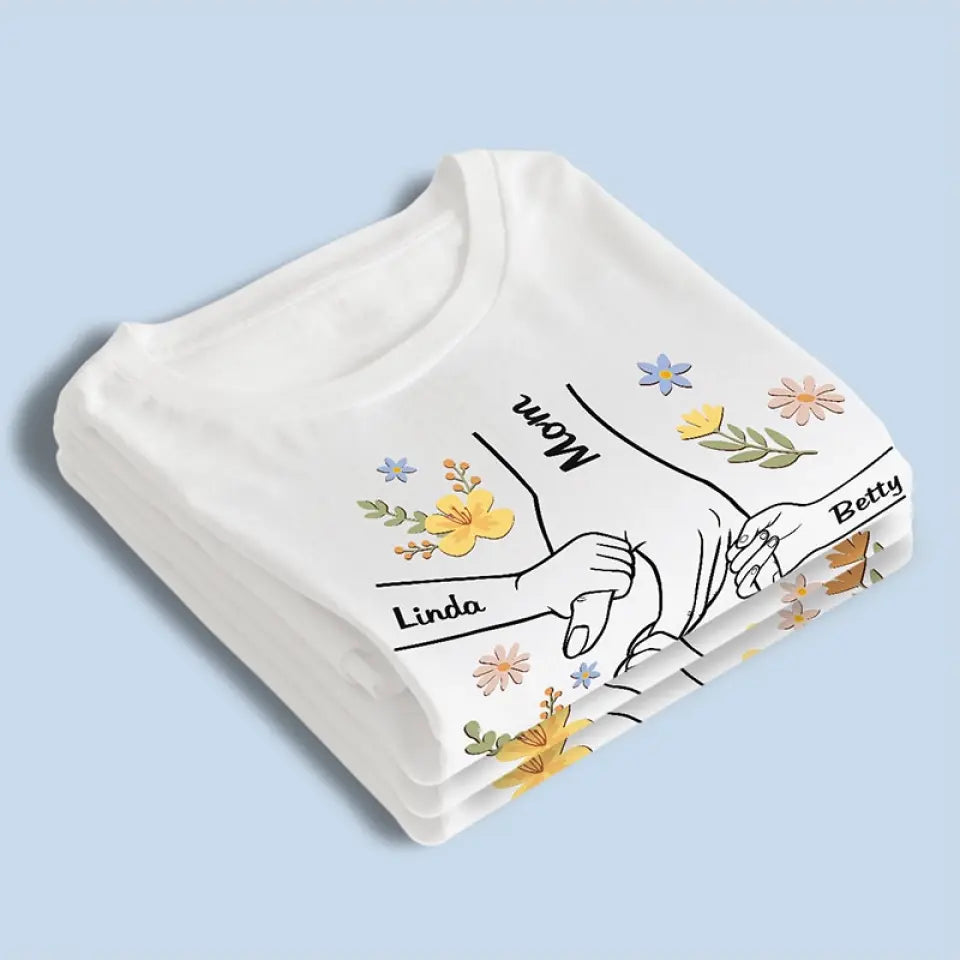 We Are Born Of Love, Love Is Our Mummy - Family Personalized Custom Unisex T-shirt, Hoodie, Sweatshirt - Mother's Day, Gift For Mom, Grandma