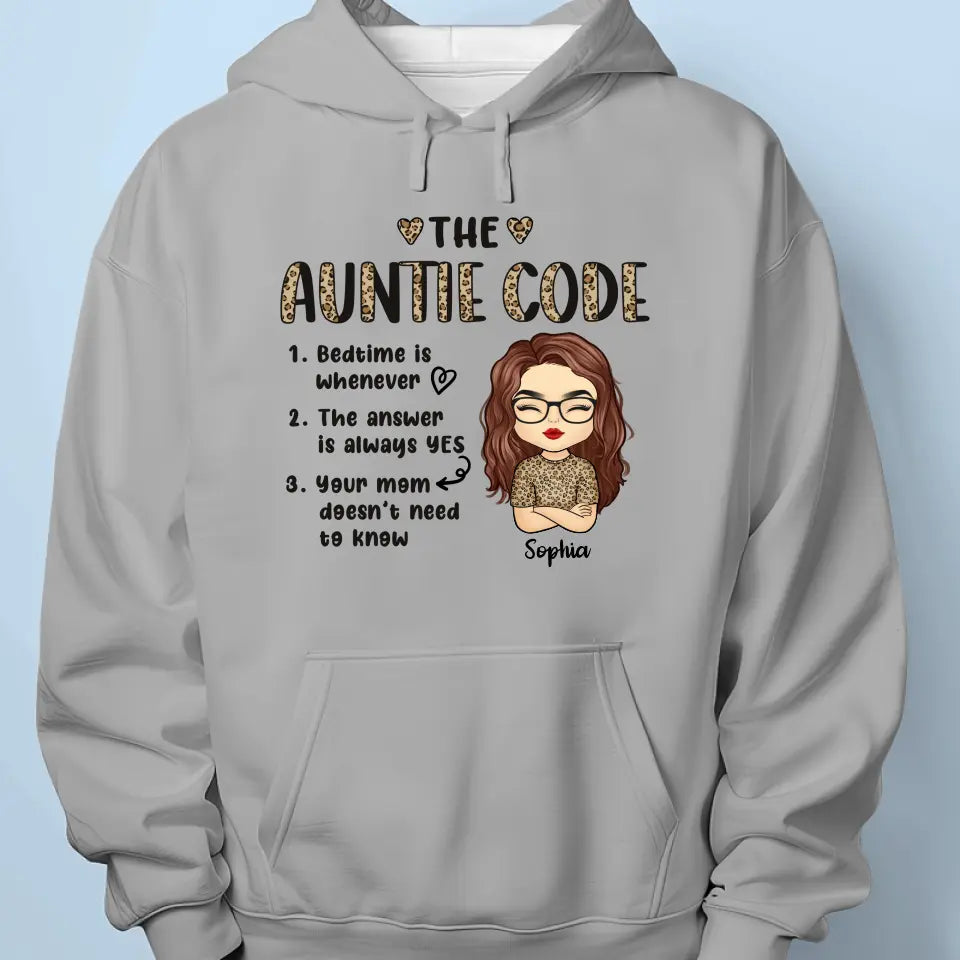 The Grandma Code - Family Personalized Custom Unisex T-shirt, Hoodie, Sweatshirt - Mother's Day, Gift For Mom, Grandma