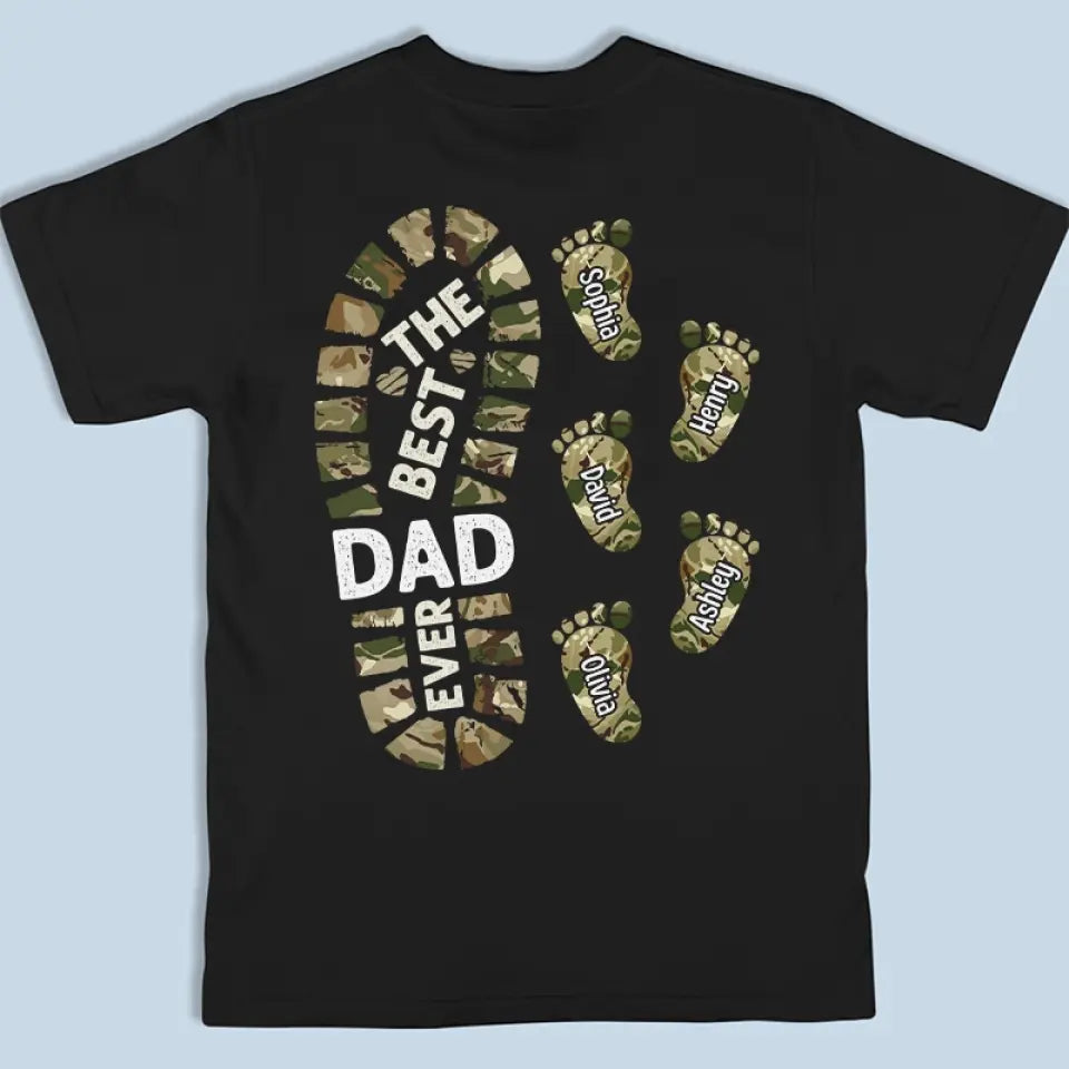 We Are Always Proud Of My Dad - Family Personalized Custom Back Printed Unisex T-shirt, Hoodie, Sweatshirt - Father's Day, Gift For Dad, Grandpa
