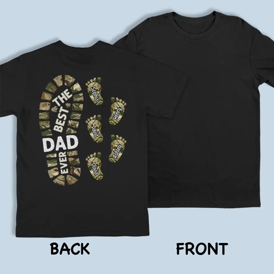 We Are Always Proud Of My Dad - Family Personalized Custom Back Printed Unisex T-shirt, Hoodie, Sweatshirt - Father's Day, Gift For Dad, Grandpa
