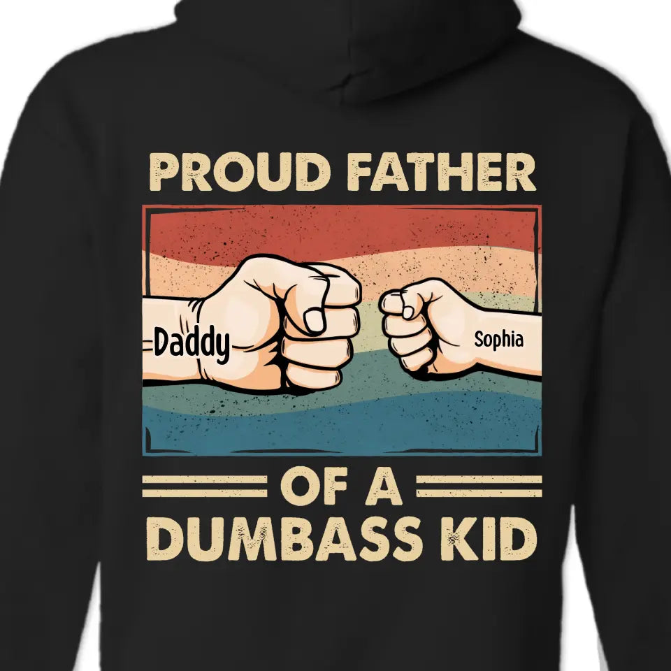 The Best Fathers Have The Softest, Sweetest Hearts - Family Personalized Custom Back Printed Unisex T-shirt, Hoodie, Sweatshirt - Father's Day, Gift For Dad, Grandpa