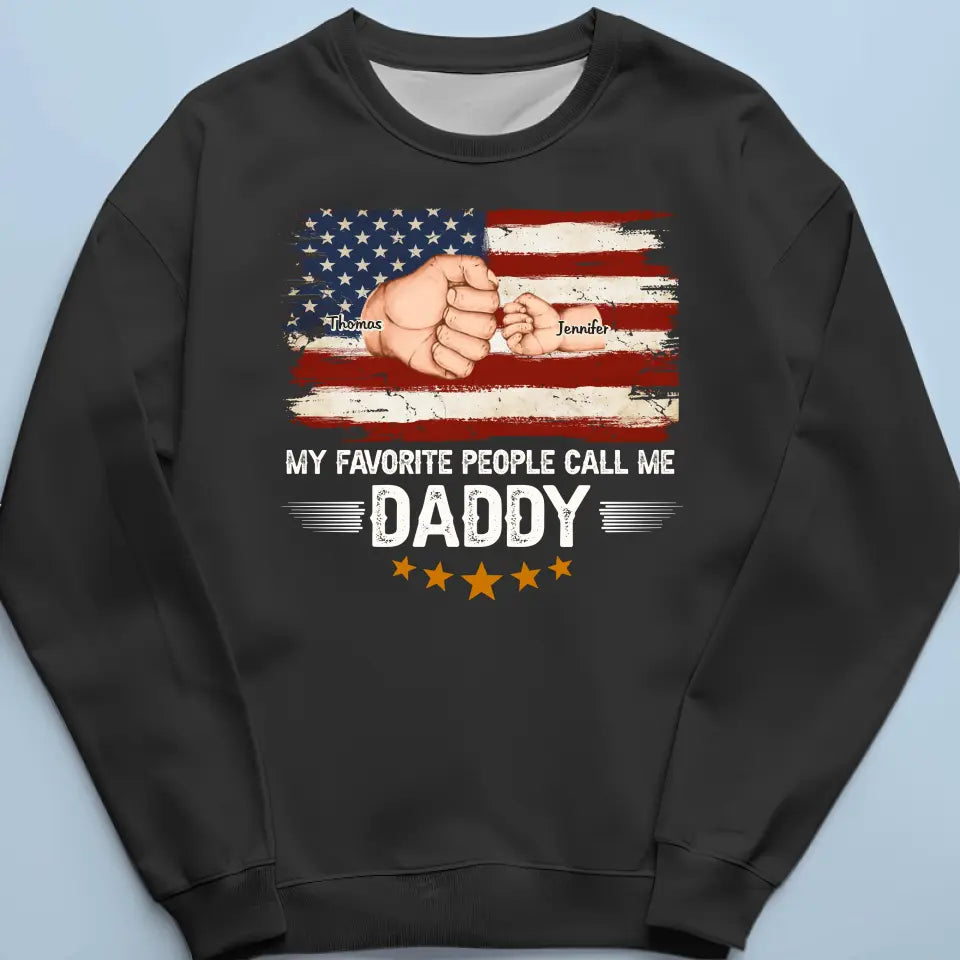 A Son Is The Clearest Reflection Of His Father - Family Personalized Custom Unisex T-shirt, Hoodie, Sweatshirt - 4th Of July, Father's Day, Gift For Dad, Grandpa