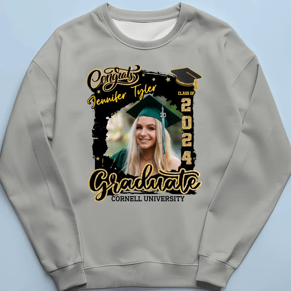 Custom Photo Be Bold, Be Courageous, Be Your Best - Family Personalized Custom Unisex T-shirt, Hoodie, Sweatshirt - Graduation Gift For Family Members, Siblings, Brothers, Sisters