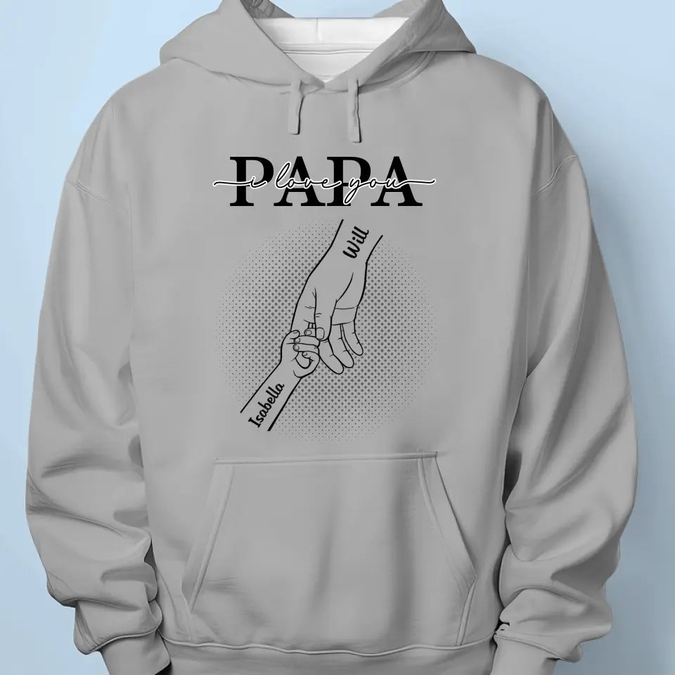 Thank You Dad, We Love You - Family Personalized Custom Unisex T-shirt, Hoodie, Sweatshirt - Father's Day, Gift For Dad, Grandpa