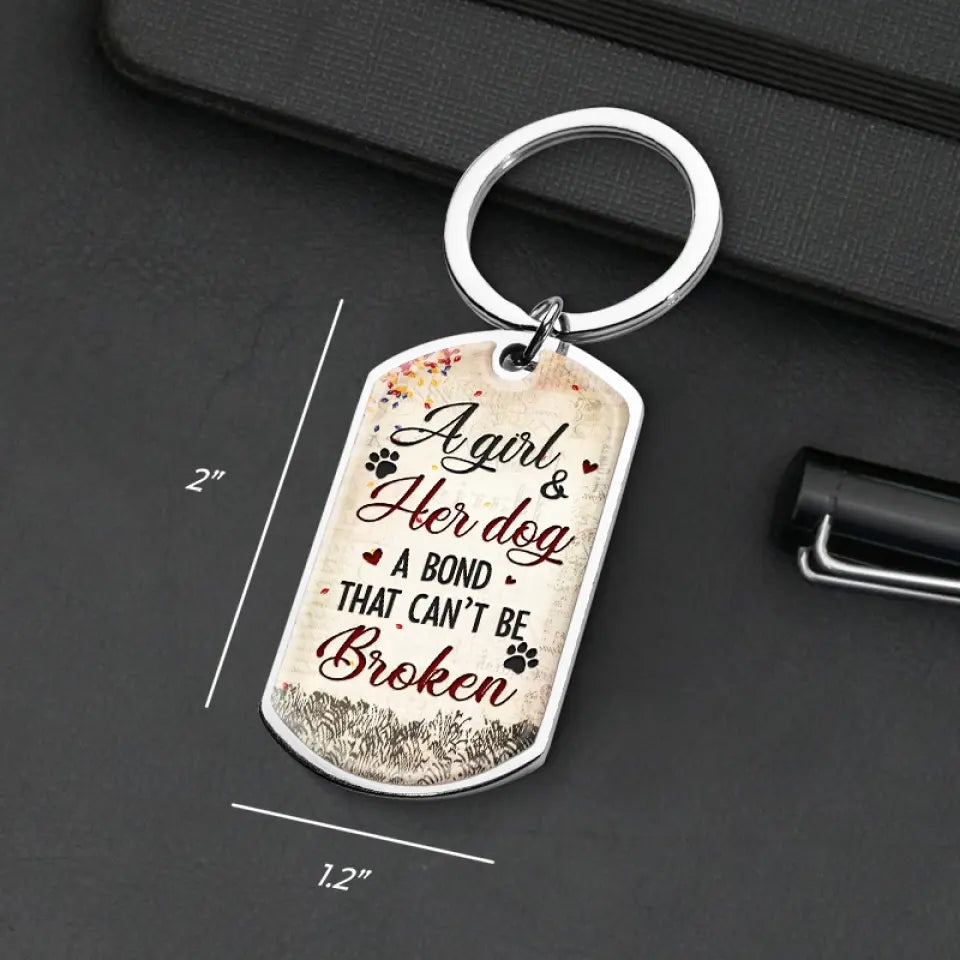 Their Warm Presence And Companionship Will Be Deeply Missed - Memorial Personalized Custom Keychain - Sympathy Gift For Pet Owners, Pet Lovers