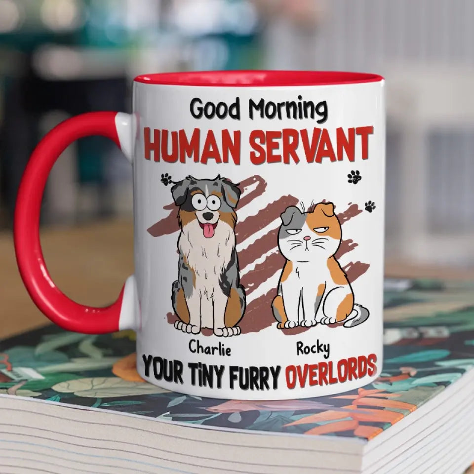 Sometimes The Best Therapist Has Fur And Four Legs - Dog & Cat Personalized Custom Accent Mug - Gift For Pet Owners, Pet Lovers
