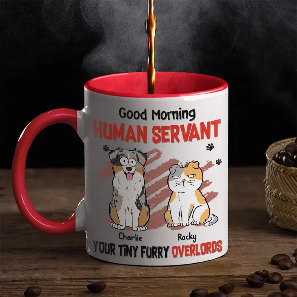 Sometimes The Best Therapist Has Fur And Four Legs - Dog & Cat Personalized Custom Accent Mug - Gift For Pet Owners, Pet Lovers
