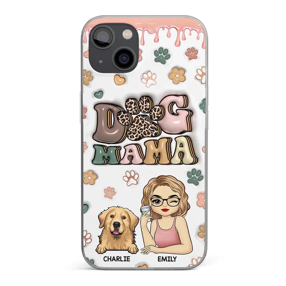 Life's Too Short, Hug Your Dog - Dog Personalized Custom 3D Inflated Effect Printed Clear Phone Case - Gift For Pet Owners, Pet Lovers