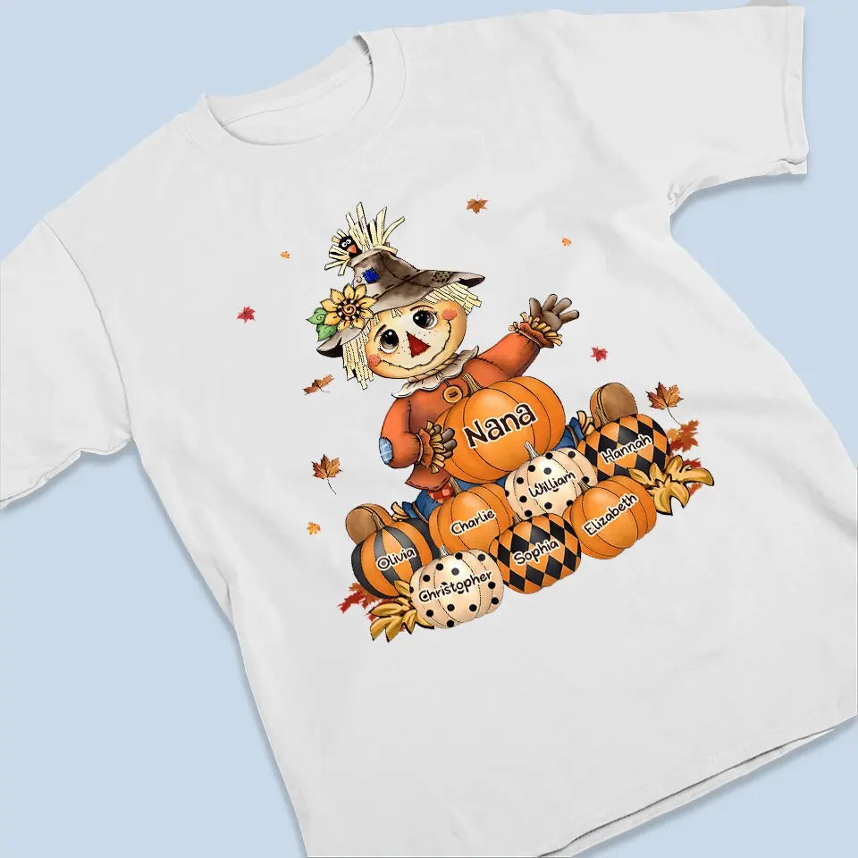 We Turn Pumpkins Into Magical Memories - Family Personalized Custom Unisex T-shirt, Hoodie, Sweatshirt - Halloween Gift For Mom, Grandma