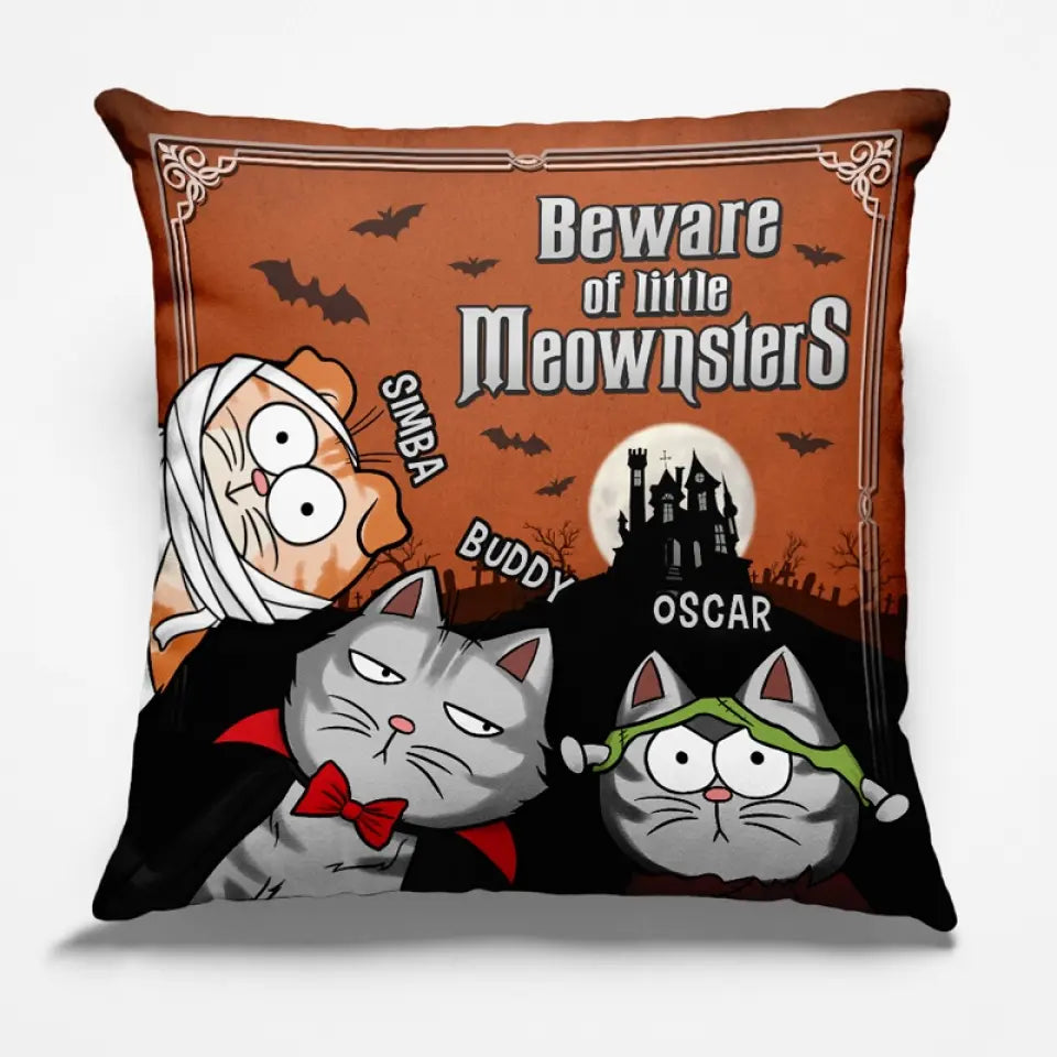 You Better Know Who Rule The House - Cat Personalized Custom Pillow - Halloween Gift For Pet Owners, Pet Lovers
