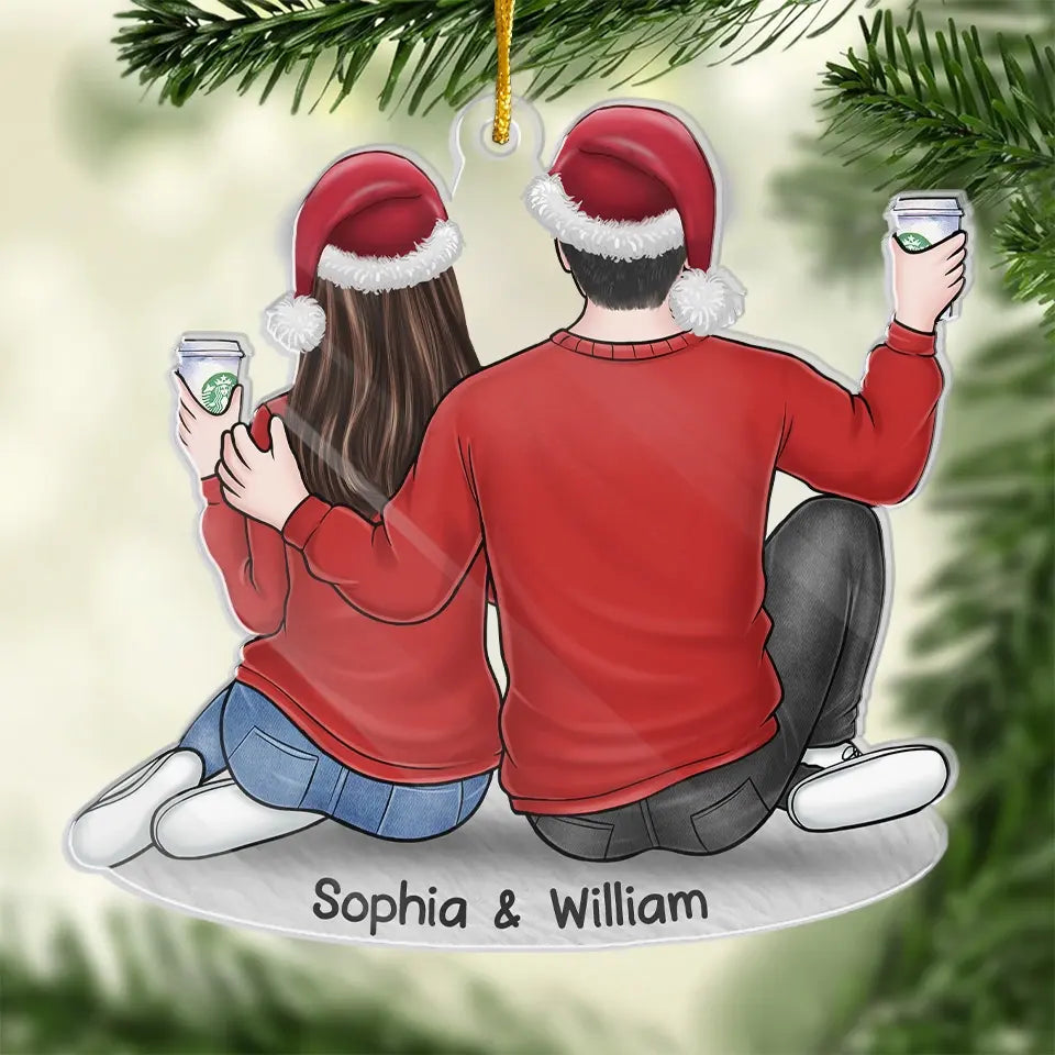 All I Want For Christmas Is You - Couple Personalized Custom Ornament - Acrylic Custom Shaped - Christmas Gift For Husband Wife, Anniversary
