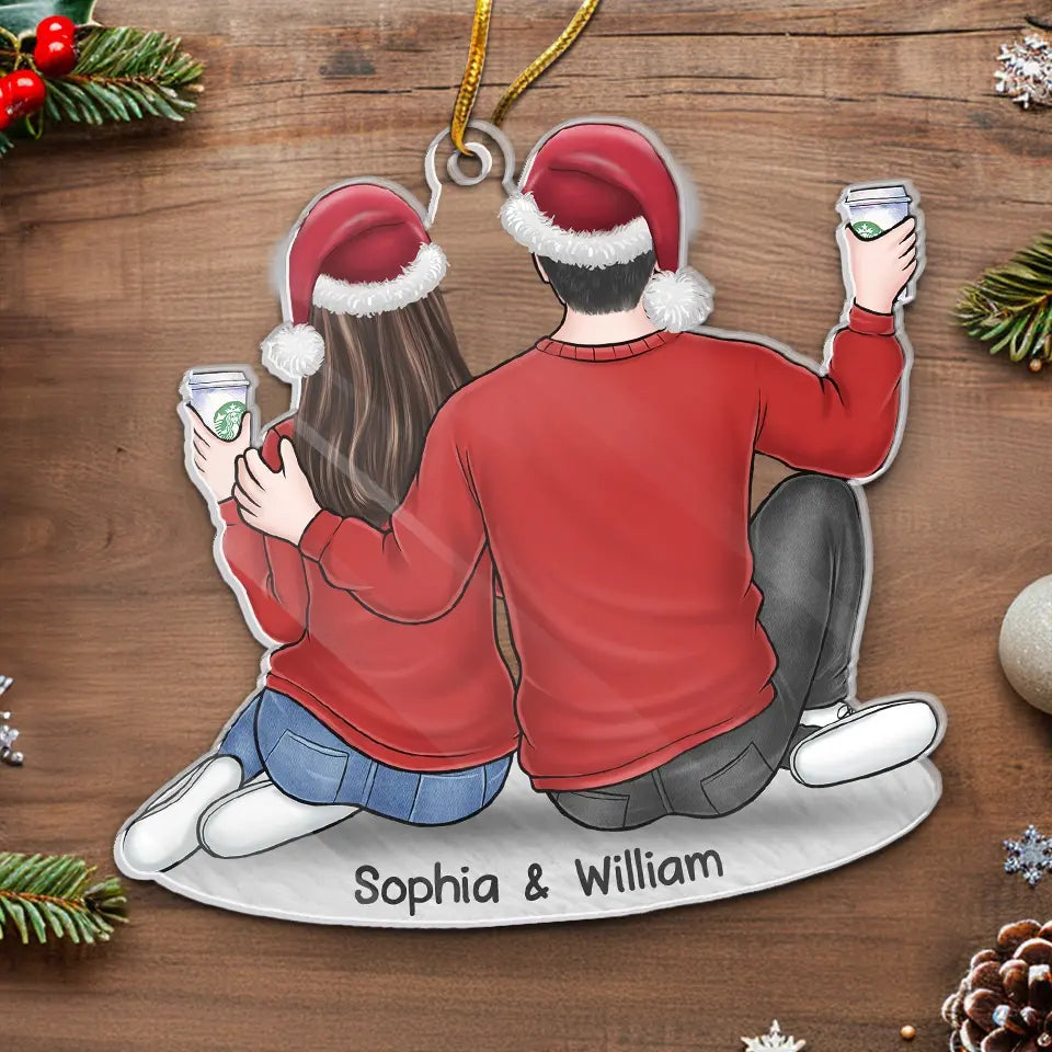 All I Want For Christmas Is You - Couple Personalized Custom Ornament - Acrylic Custom Shaped - Christmas Gift For Husband Wife, Anniversary