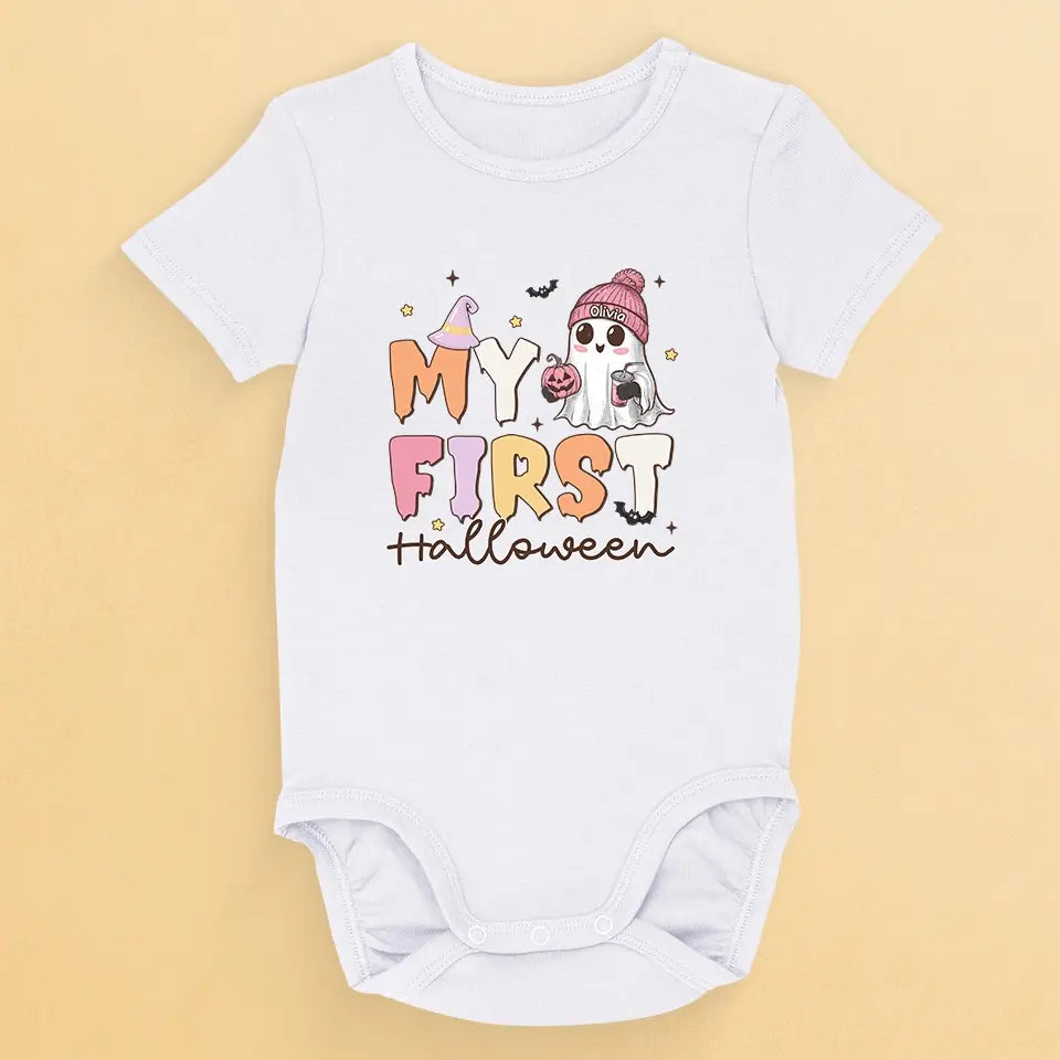 Baby Love Makes The World Go Round - Family Personalized Custom Baby Onesie - Halloween Gift For Baby Kids, Newborn Baby