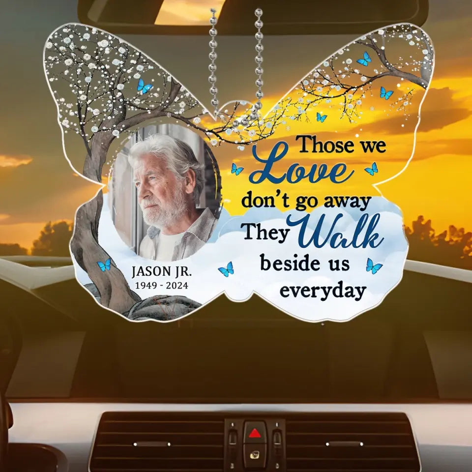 Memorial Personalized Custom Car Ornament AMZ - Acrylic Custom Shaped - New Arrival, Sympathy Gift For Family Members