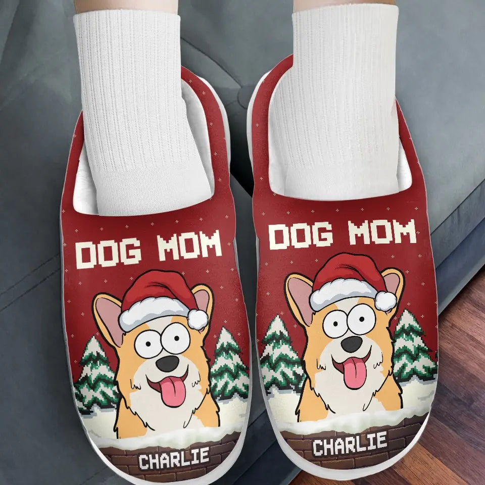Warm Feet And Happy Pets Make The Perfect Holiday Combo - Dog & Cat Personalized Custom Fluffy Slippers - Christmas Gift For Pet Owners, Pet Lovers