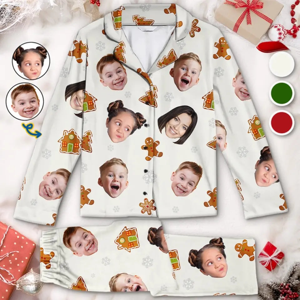 Custom Photo Christmas Is A Togethery Sort Of Holiday - Family Personalized Custom Pajamas - Christmas Gift For Family Members