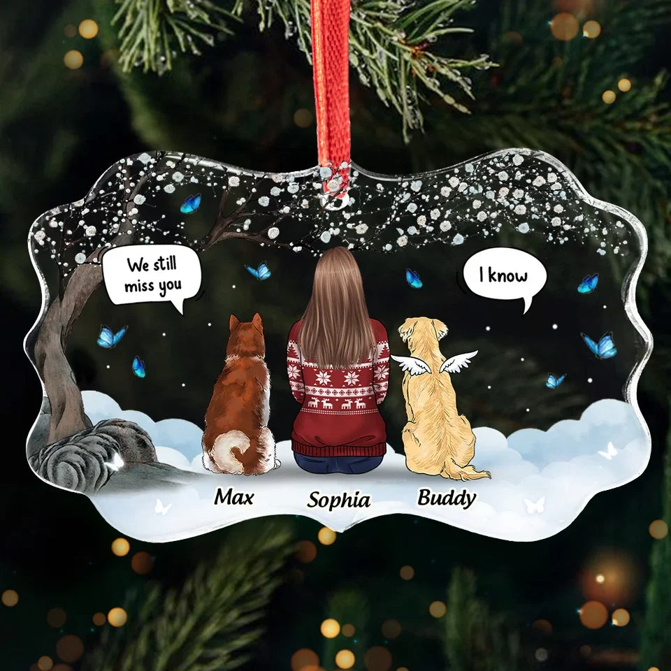 Your Paw Prints Are On My Soul - Memorial Personalized Custom Benelux Glass Ornament - Sympathy Gift, Christmas Gift For Pet Owners, Pet Lovers
