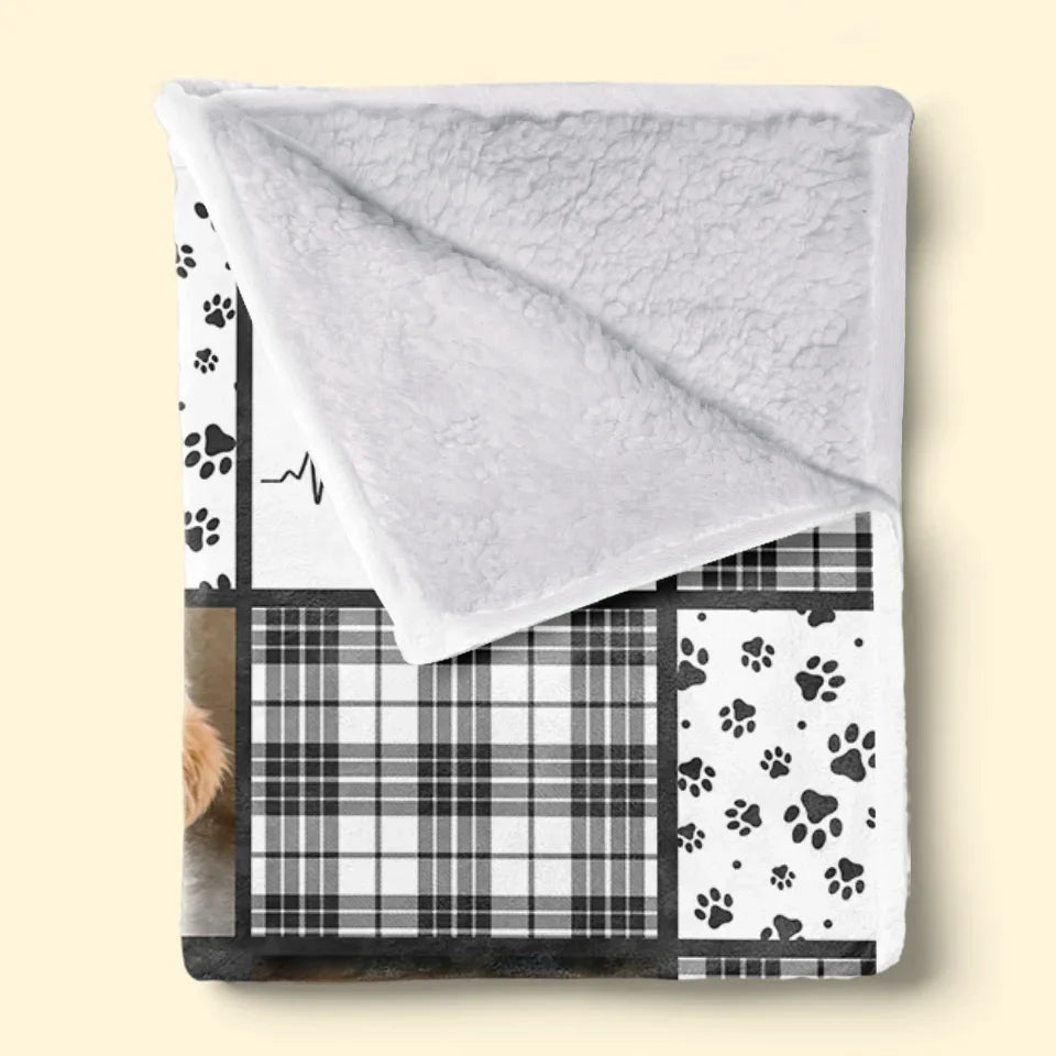 Custom Photo You Were My Sweetest Hello And Hardest Goodbye - Memorial Personalized Custom Blanket - Sympathy Gift For Pet Owners, Pet Lovers