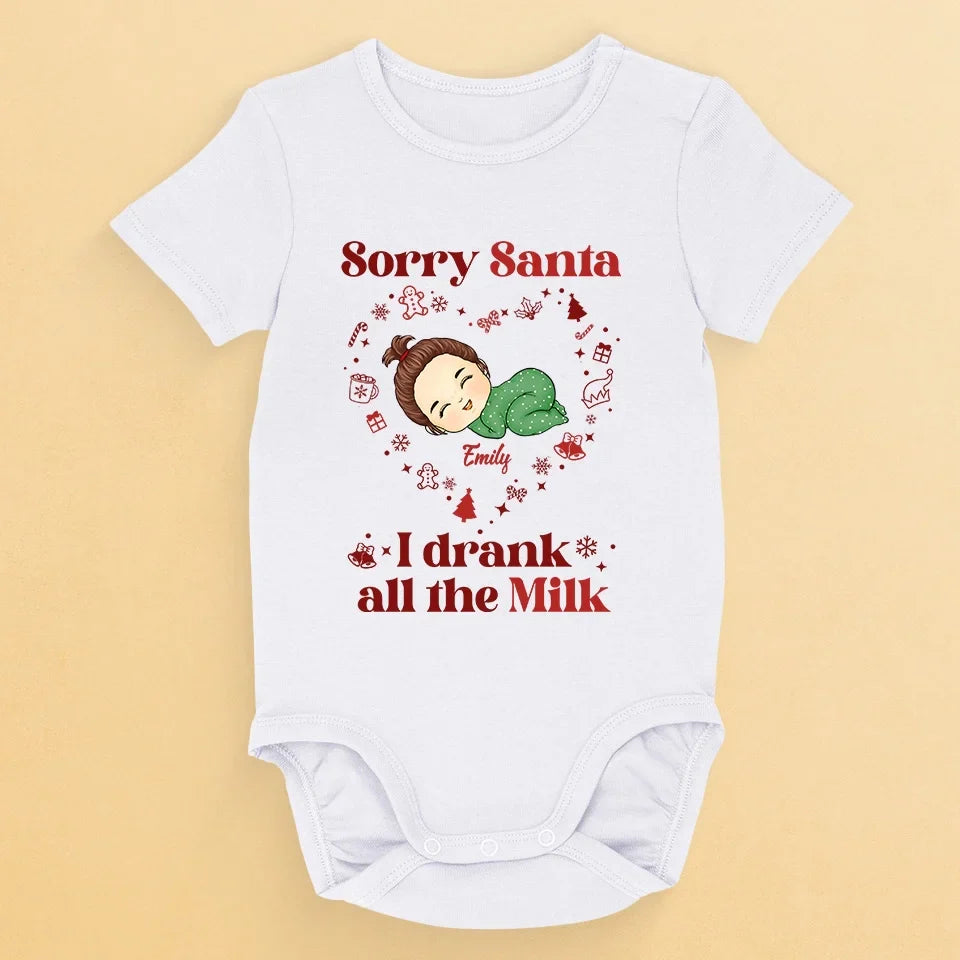 Your First Christmas Is A Gift We’ll Cherish Forever - Family Personalized Custom Baby Onesie - Christmas Gift For Baby Kids, Newborn Baby