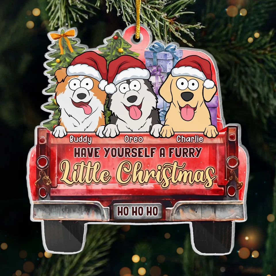 Your Paws Bring Magic To My Christmas Season - Dog & Cat Personalized Custom Ornament - Acrylic Custom Shaped - Christmas Gift For Pet Owners, Pet Lovers