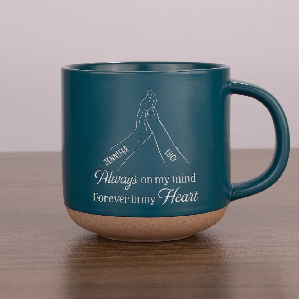 Time Spent With Pets Is Never Wasted - Memorial Personalized Custom Pottery Mug - Sympathy Gift For Pet Owners, Pet Lovers