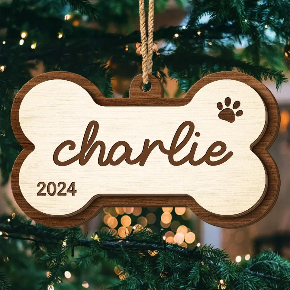 This Ornament Captures The Spirit Of Togetherness With Pets - Dog & Cat Personalized Custom Shaped 2 Layered Wood Christmas Ornament - Christmas Gift For Pet Owners, Pet Lovers