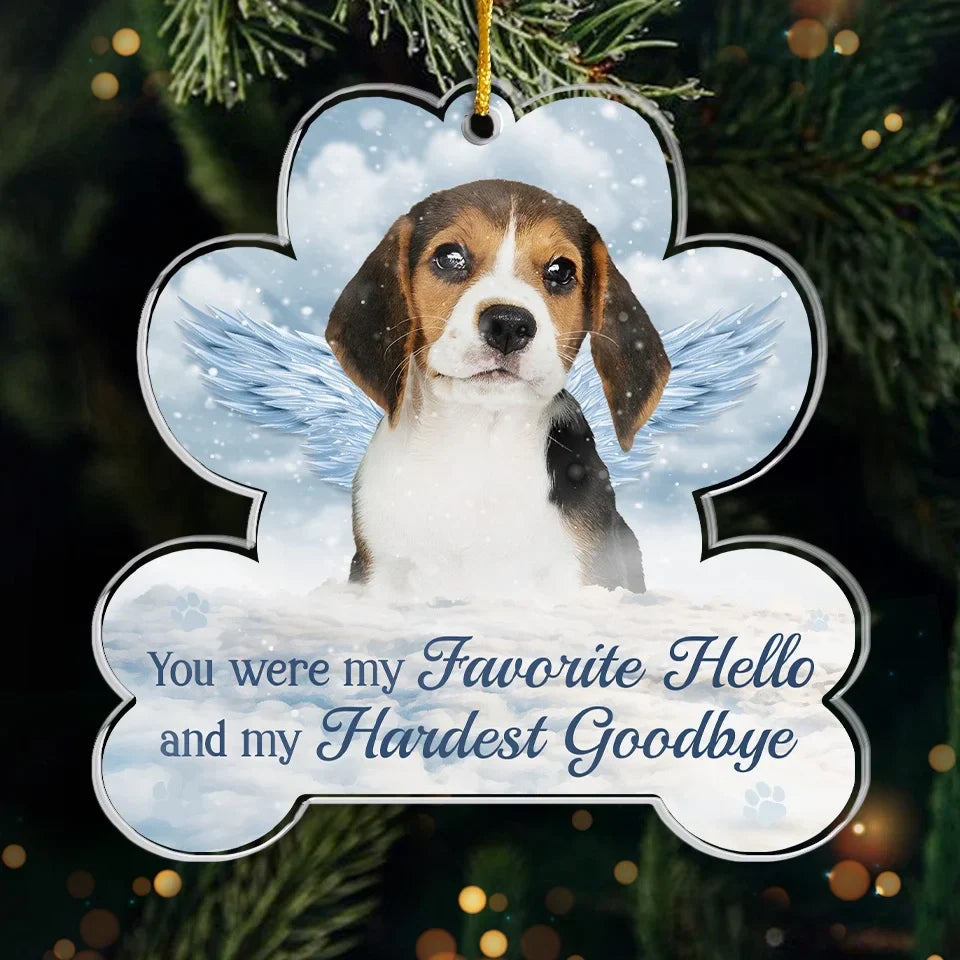Custom Photo Best Friends Come In All Breeds - Memorial Personalized Custom Ornament - Acrylic Custom Shaped - Sympathy Gift, Christmas Gift For Pet Owners, Pet Lovers