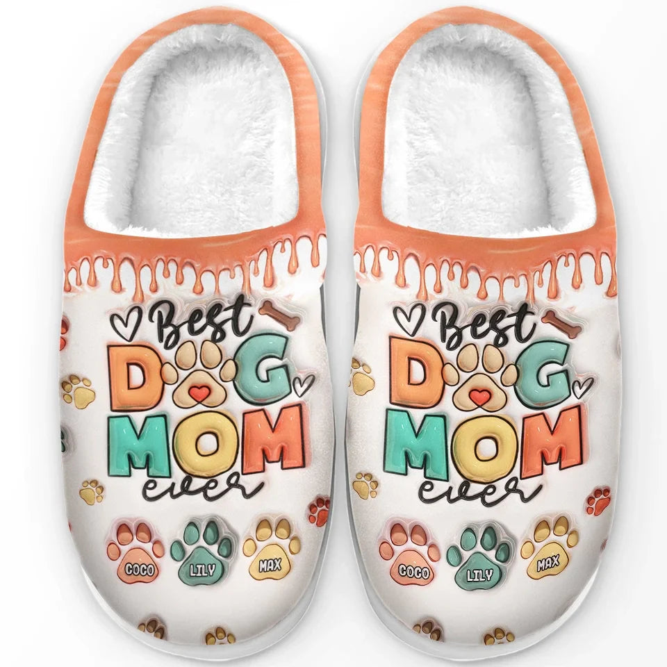 Pawsitively Grateful For The Joy My Pet Brings This Christmas - Dog & Cat Personalized Custom Fluffy Slippers - Christmas Gift For Pet Owners, Pet Lovers