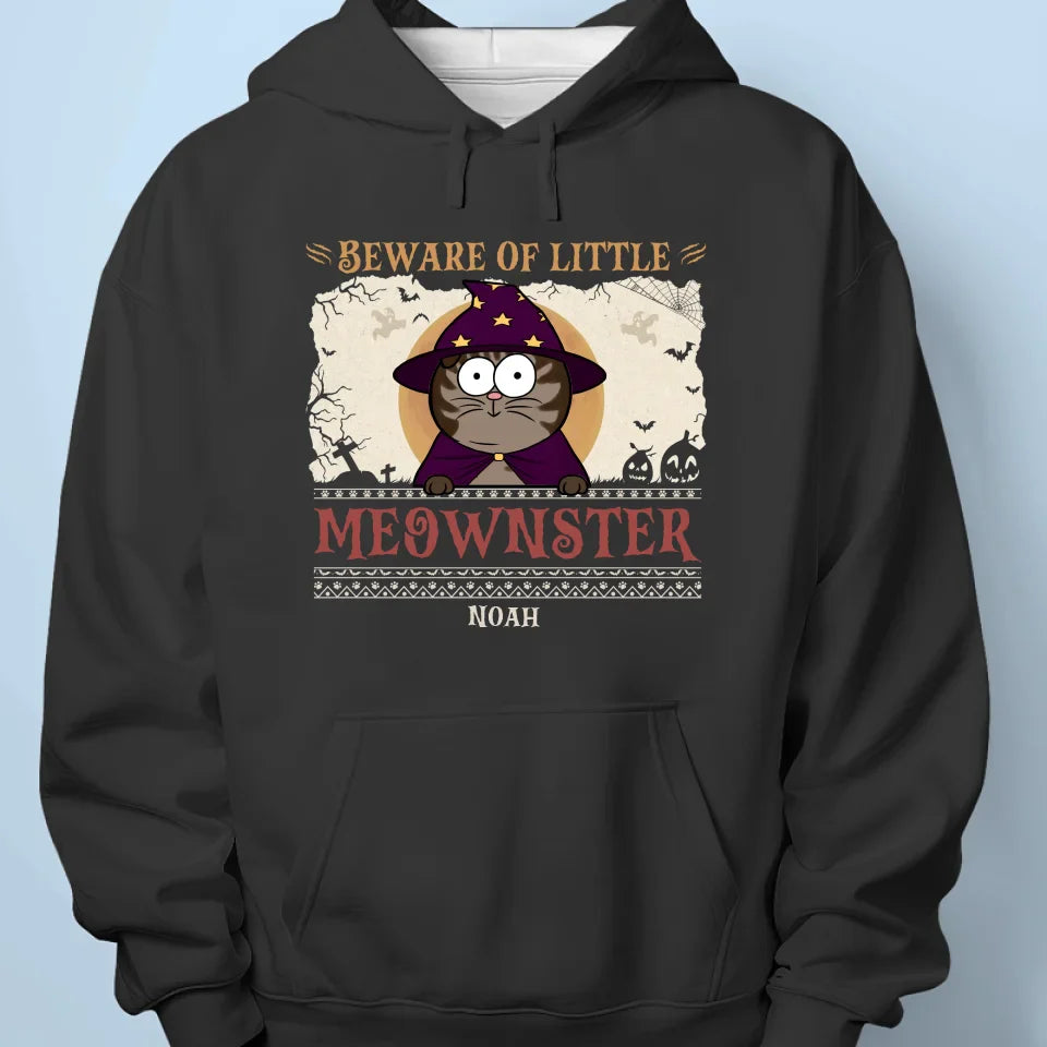 Beware Of Little Meownsters - Cat Personalized Custom Unisex T-shirt, Hoodie, Sweatshirt - Halloween Gift For Pet Owners, Pet Lovers