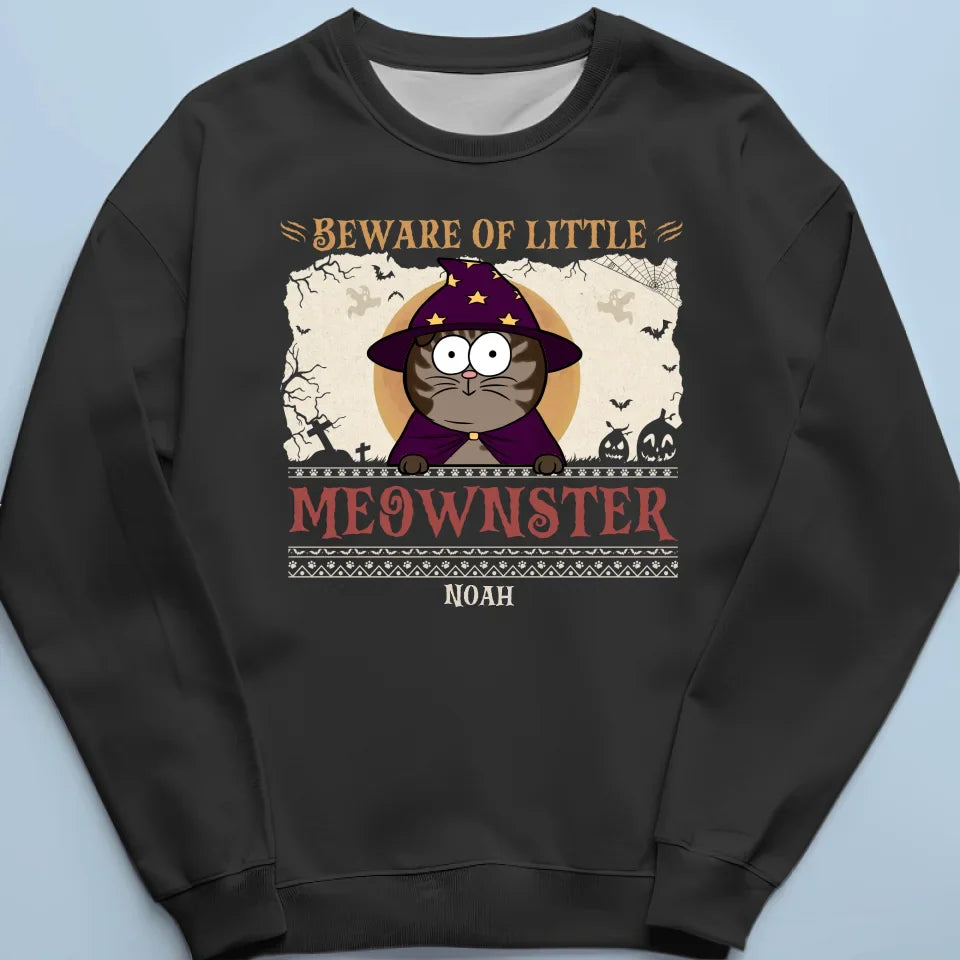Beware Of Little Meownsters - Cat Personalized Custom Unisex T-shirt, Hoodie, Sweatshirt - Halloween Gift For Pet Owners, Pet Lovers