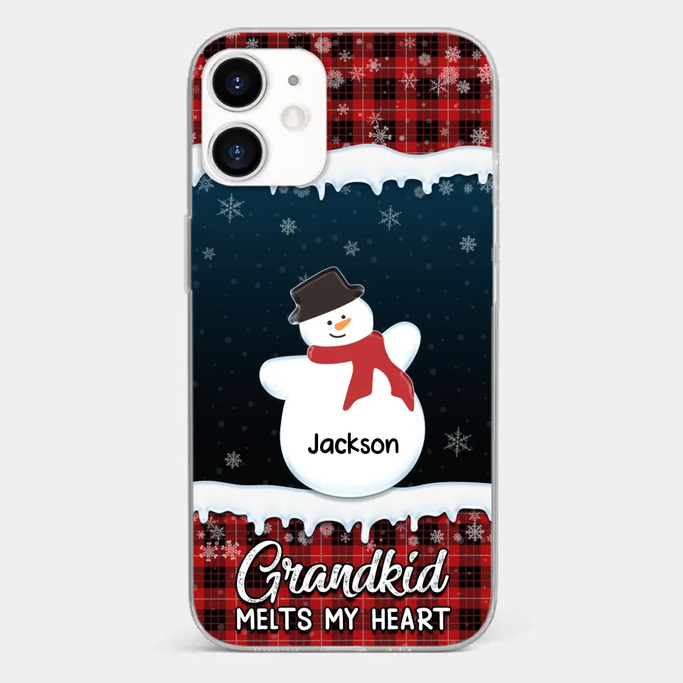 A Special Way To Keep Family Memories Close Every Day - Family Personalized Custom Clear Phone Case - Christmas Gift For Grandma