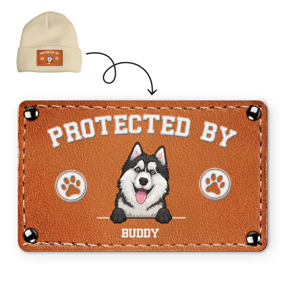 Happinеss Is A Warm Puppy - Dog & Cat Personalized Custom Baby Beanie Hat - Gift For Pet Owners, Pet Lovers