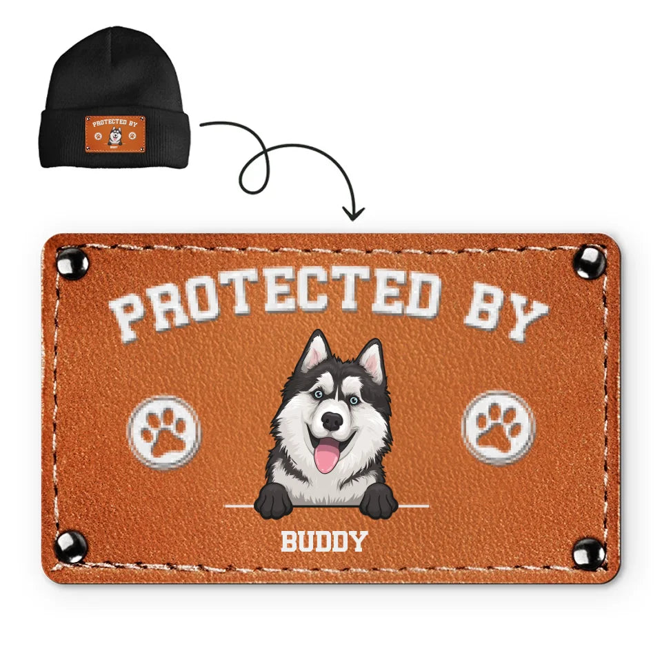 Happinеss Is A Warm Puppy - Dog & Cat Personalized Custom Baby Beanie Hat - Gift For Pet Owners, Pet Lovers