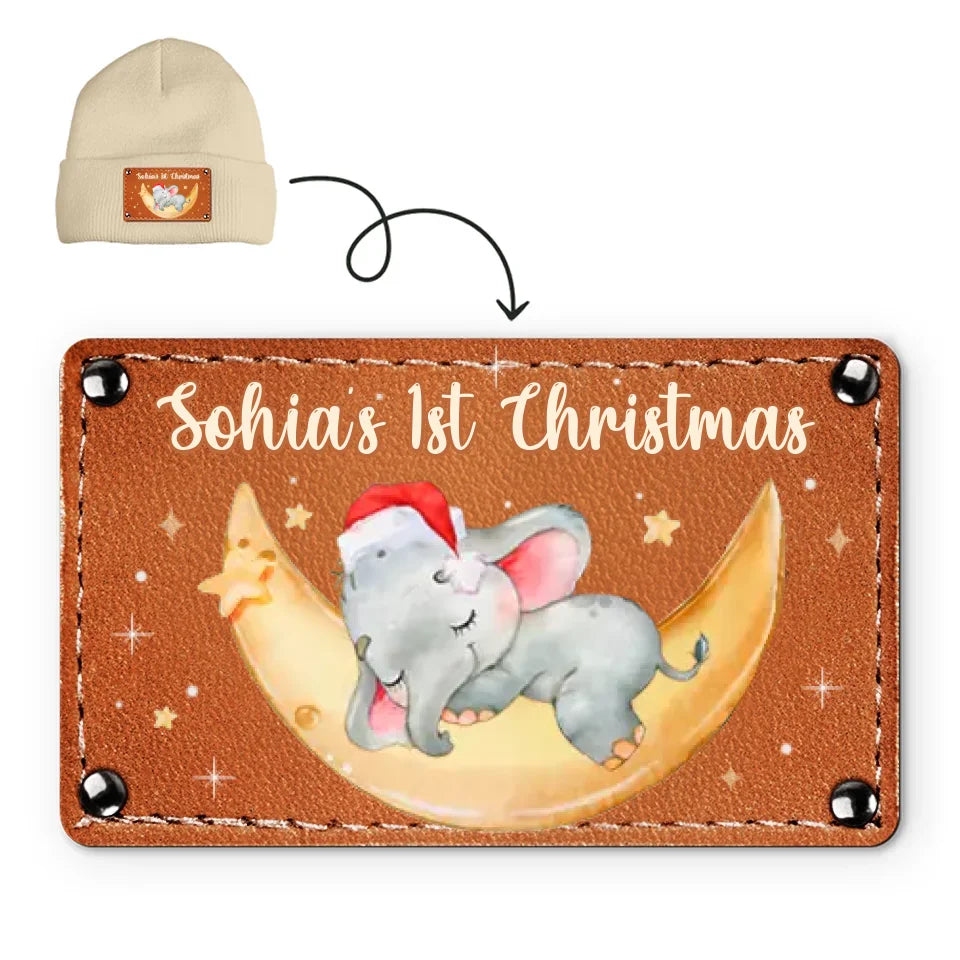 Our Baby’s First Christmas Is Sweeter Than Candy Canes - Family Personalized Custom Baby Beanie Hat - Christmas Gift For Baby Kids, Newborn Baby