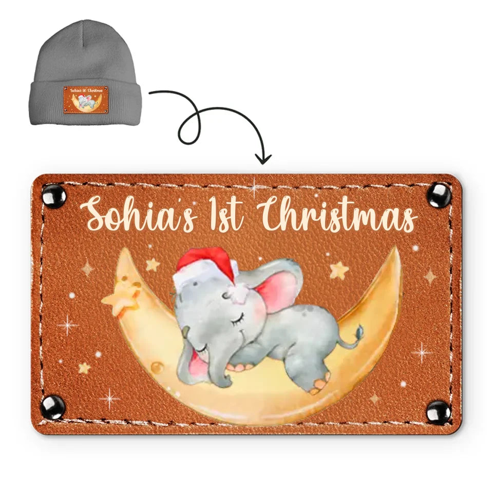 Our Baby’s First Christmas Is Sweeter Than Candy Canes - Family Personalized Custom Baby Beanie Hat - Christmas Gift For Baby Kids, Newborn Baby