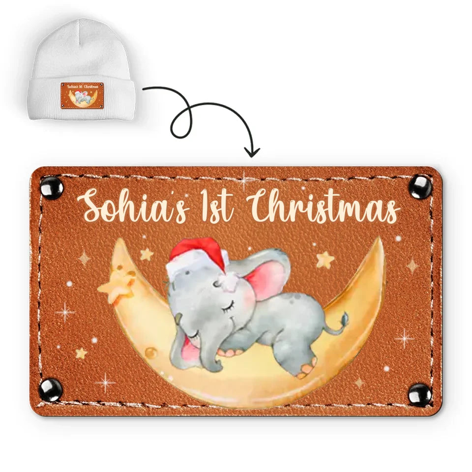 Our Baby’s First Christmas Is Sweeter Than Candy Canes - Family Personalized Custom Baby Beanie Hat - Christmas Gift For Baby Kids, Newborn Baby